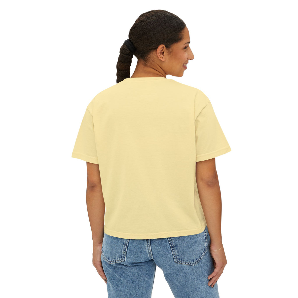 the strongest men i know are women Cropped Graphic Tee
