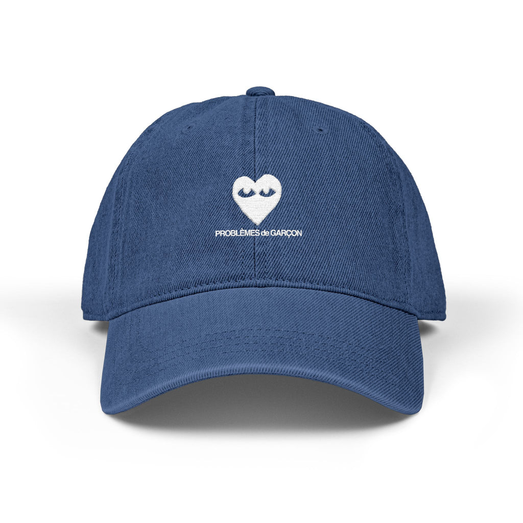 Embroidered Denim Baseball Cap