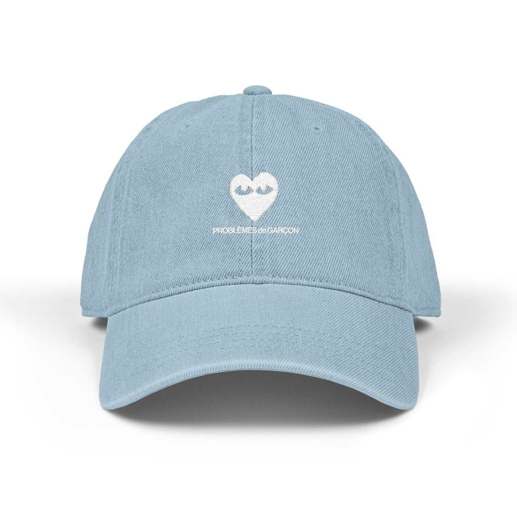 Embroidered Denim Baseball Cap