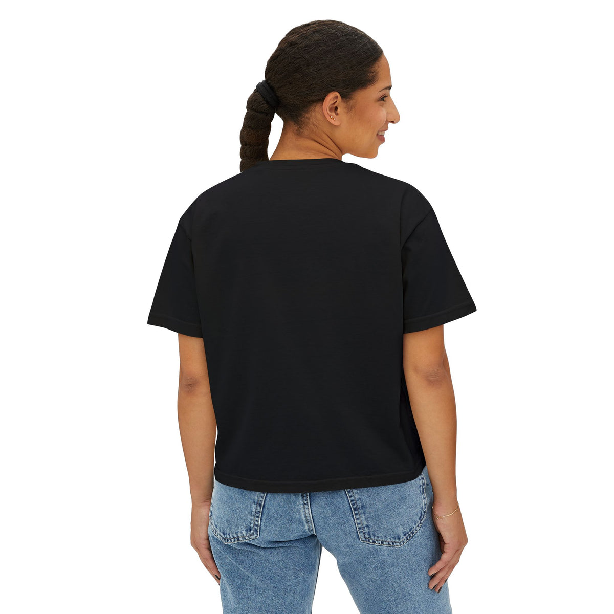 the strongest men i know are women Cropped Graphic Tee