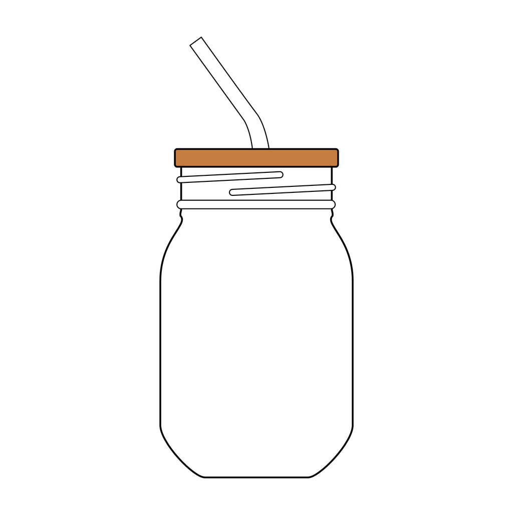 Boy Problems Sipper Glass with Straw, 16oz