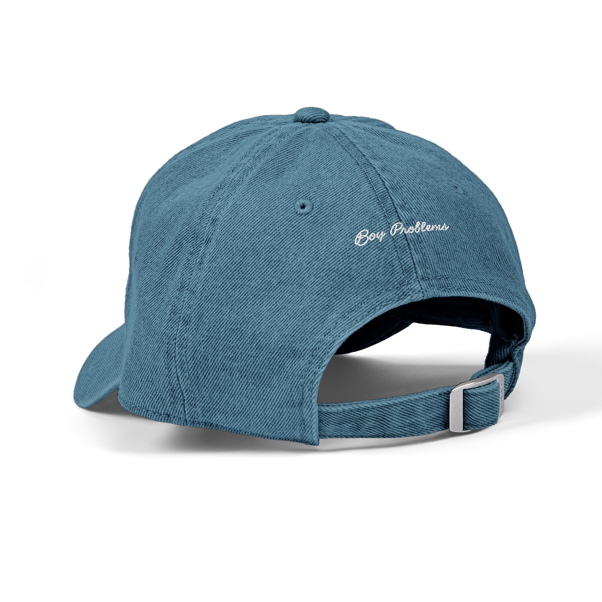 Embroidered Denim Baseball Cap
