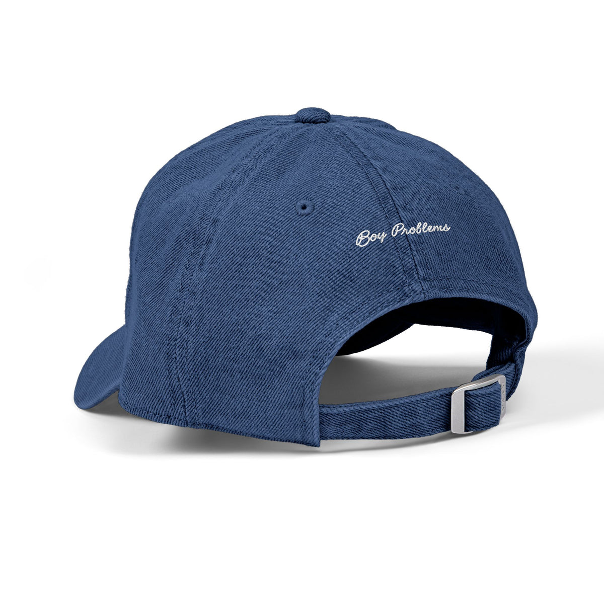 Embroidered Denim Baseball Cap
