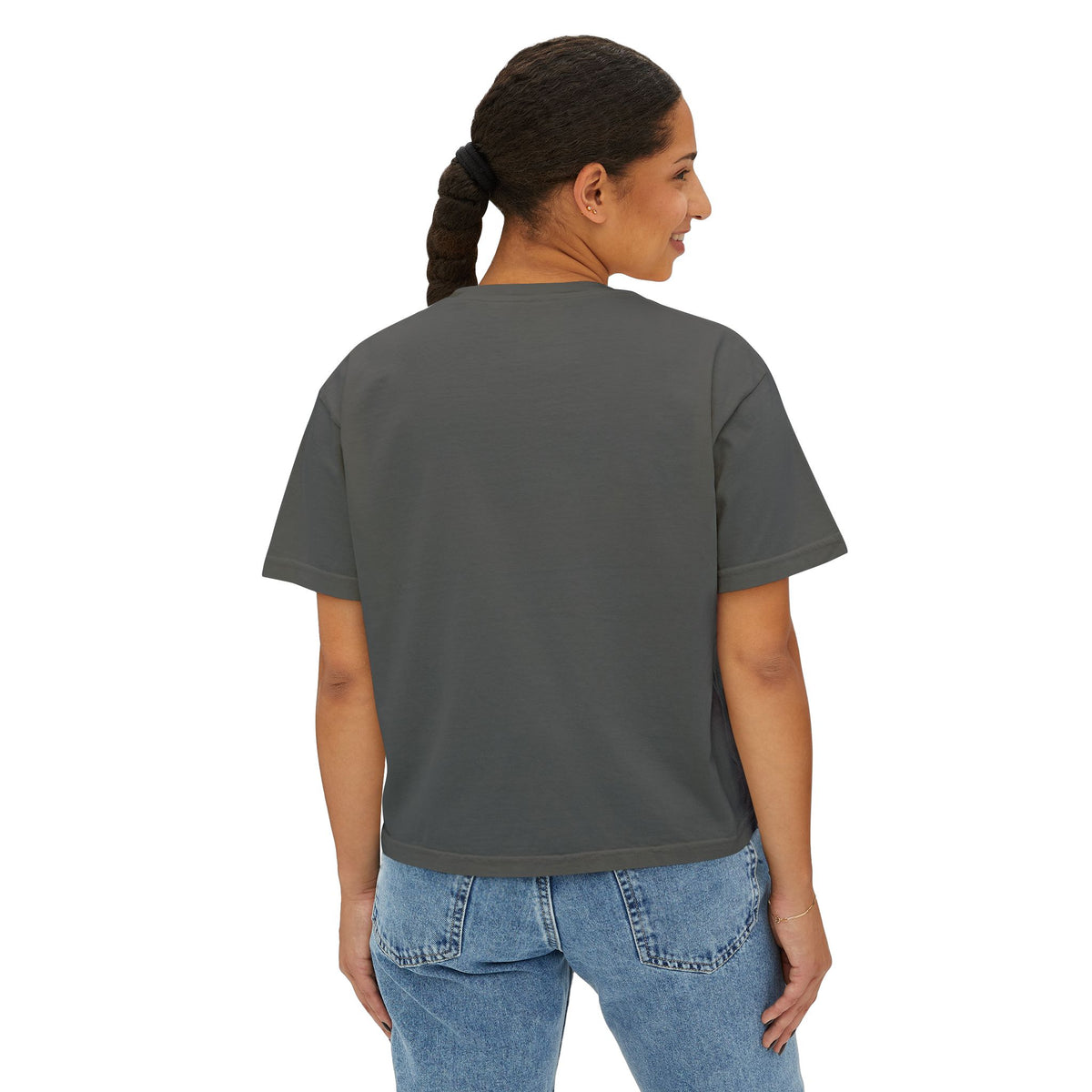 the strongest men i know are women Cropped Graphic Tee
