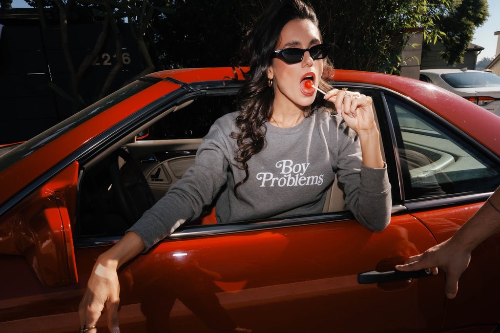 Boy Problems Cropped Sweatshirt