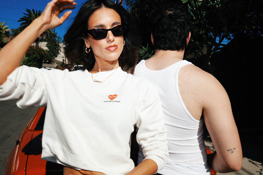Problèmes de Garçon - Cropped Sweatshirt